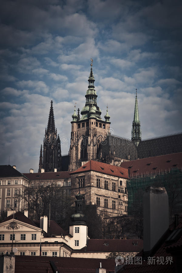 捷克共和国首都布拉格的城市景观