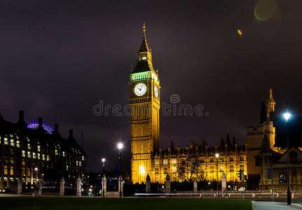 英国伦敦夜大本钟