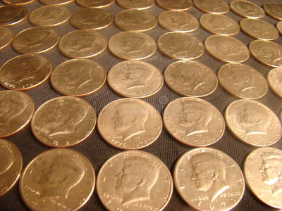 肯尼迪半美元视图照片