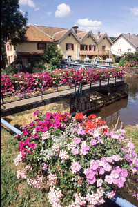 贝尔福有运河的农村地区