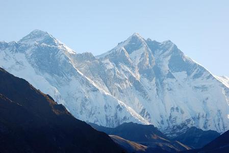 珠穆朗玛峰和洛兹峰