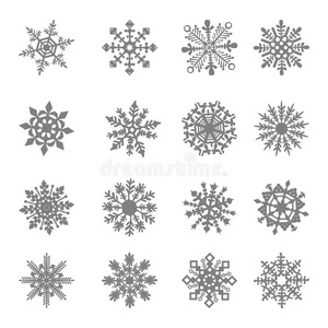 雪花矢量，星形，白色，符号，图形，水晶，冻结，
