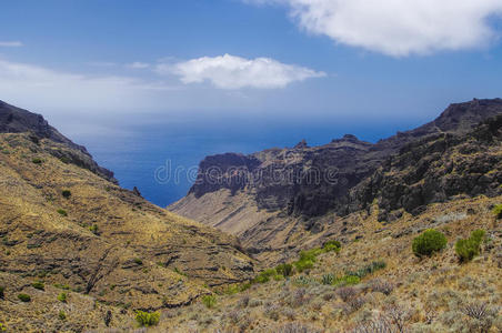 加那利群岛la gomera taguluche村