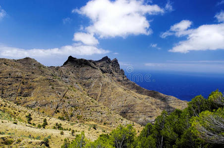 加那利群岛la gomera taguluche村