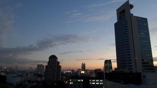 曼谷的夜空
