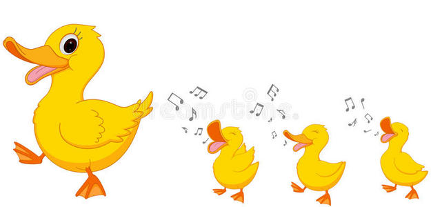 大麻鸭快乐鸭卡通照片