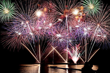 烟花鞭炮喜庆庆祝活动图片