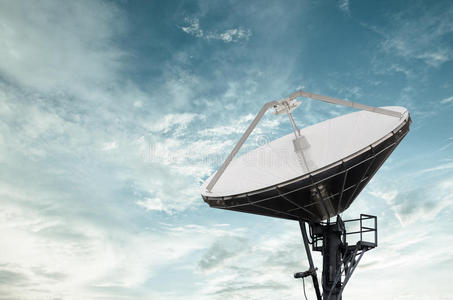 通信用卫星天线照片