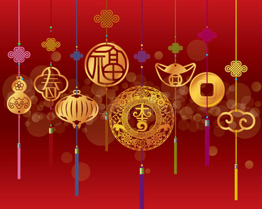 新年喜庆灯笼图片