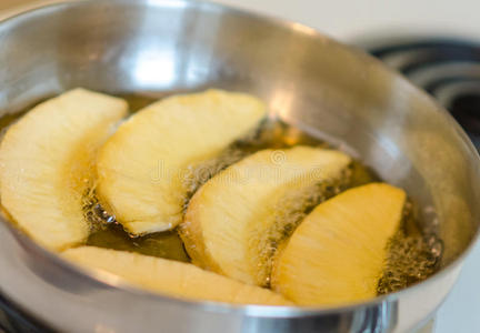 排班牙买加炸面包果照片