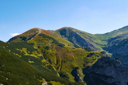 在塔特拉斯高山远足