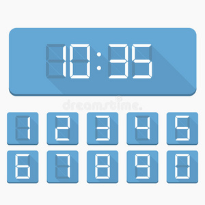 数字数字和时钟