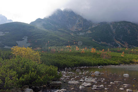 在喀尔巴阡山脉西部的塔特拉山脉