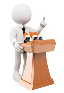 开会演讲3d白人.开会的人照片