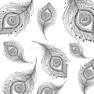 孔雀翎图片-孔雀翎素材-孔雀翎插画-摄图新视界