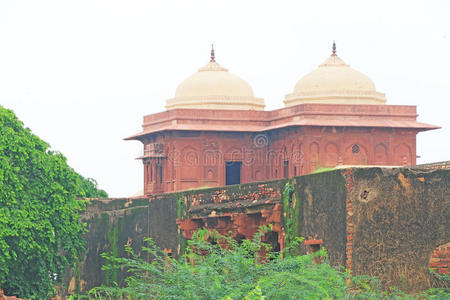 巨大的法塔赫普尔锡克里要塞和复杂的印度北方邦