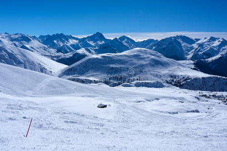 阿尔卑斯山滑雪场