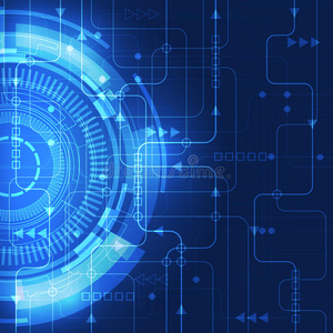 抽象矢量背景.未来科技风格.照片