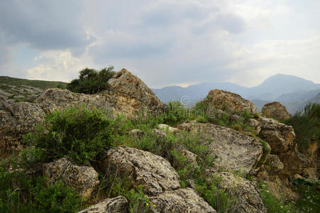 吉尔吉斯斯坦山地景观