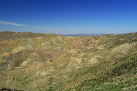 吉尔吉斯斯坦山地景观