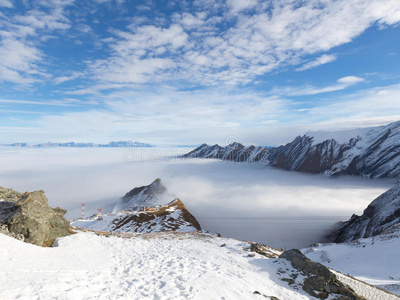 冬季高山景观