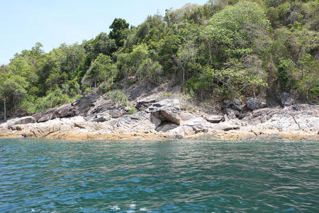 科利佩岛海岸线风景