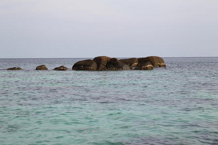 科利佩岛海岸线风景