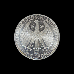 德国老银纪念币德国马克