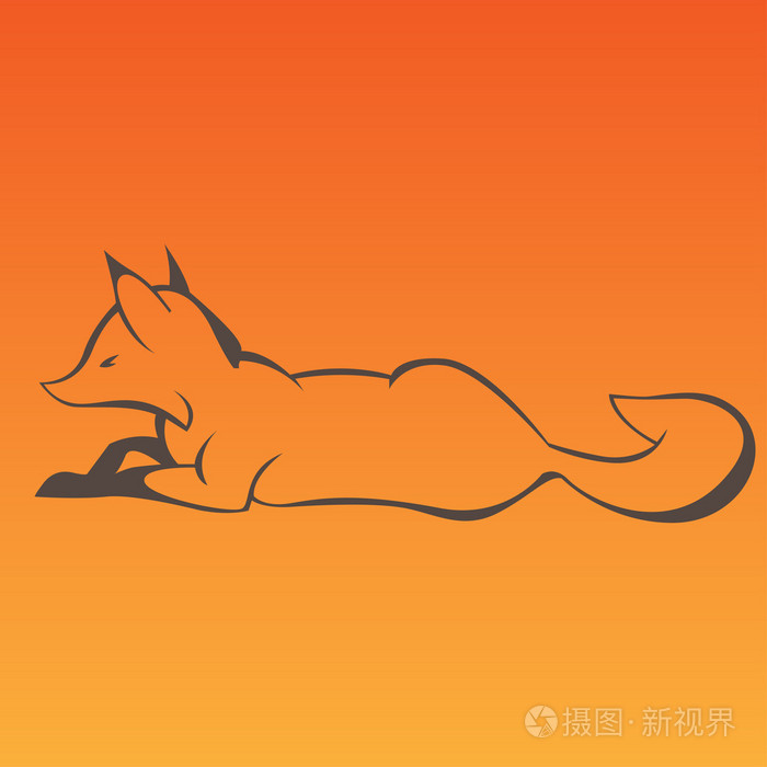 狐狸在曲线上签名