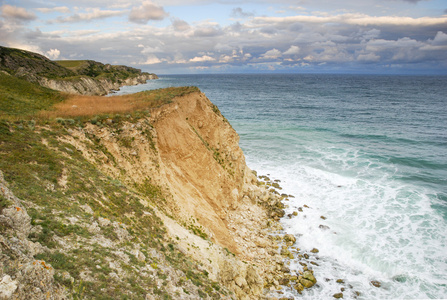 Seashore.Dzhangul，Tarhankut。克里米亚半岛