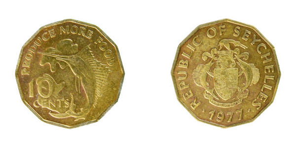塞舌尔 塞舌尔共和国 硬币美分