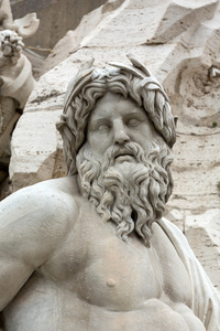 四条河流纳沃纳广场 罗马的喷泉