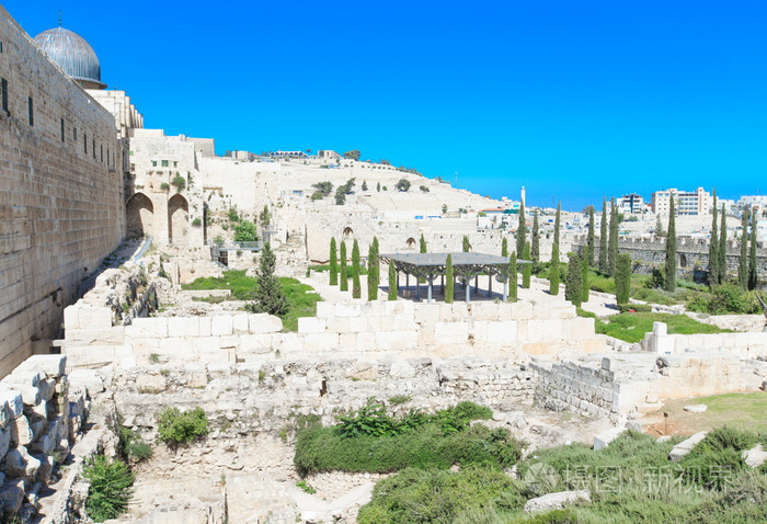 在耶路撒冷的古遗址