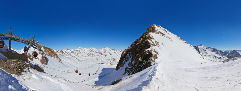 高山滑雪度假村奥地利因斯布鲁克