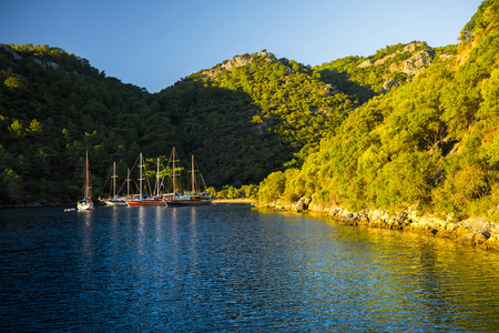 平静的海湾土耳其