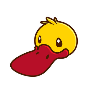 衢州鸭头卡通鸭头照片