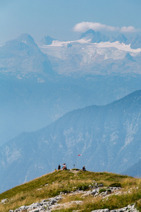 在奥地利的山