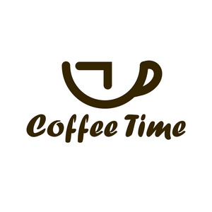 咖啡时间标志设计
