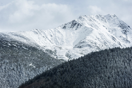 冬天的雪山