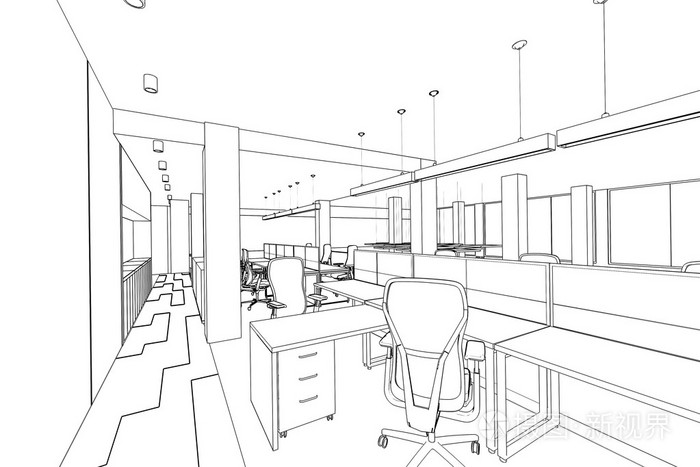 内部办公区大纲草图