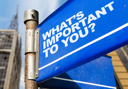 什么对你重要吗标志照片