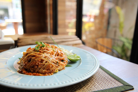 泰国食品 padthai 虾仁炒面