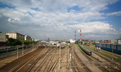 铁路在城市