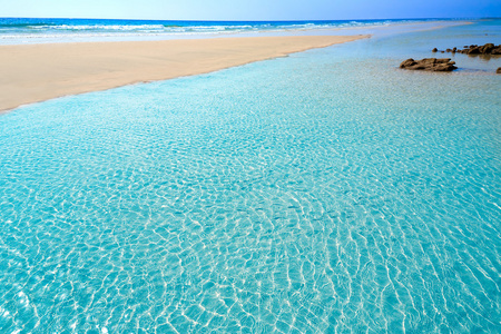 莫罗系列海滩富埃特文图拉加那利群岛