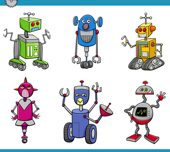机器人人物卡通套
