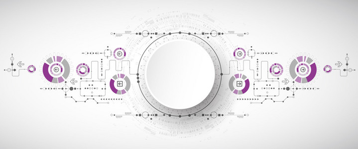 抽象的科学技术背景图片