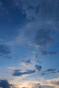 美丽戏剧性的日落天空, 形象风景背景