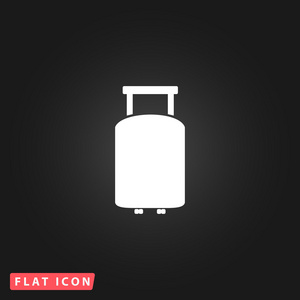 旅行手提箱平面图标