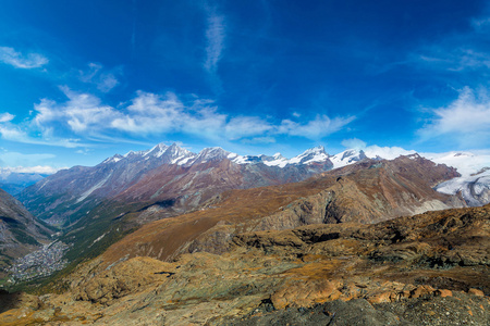 瑞士阿尔卑斯山风景