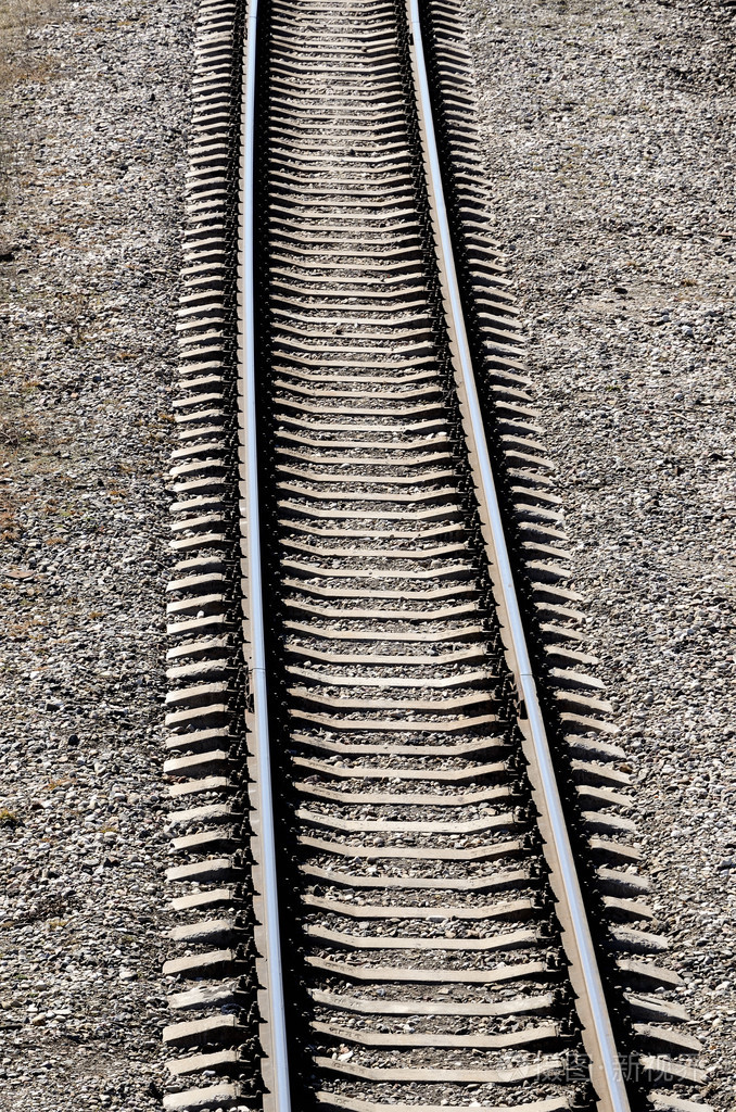 铁路轨道特写